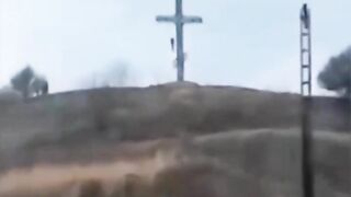 A Man Was Found Hanging From A Cross In Russia!