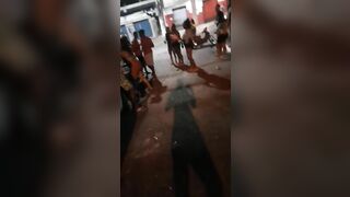 The Man Knocked The Woman Unconscious With His Left Fist And Right Fist