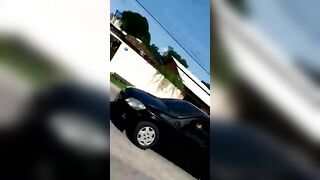 Man Records Suspicious Car Driving Past