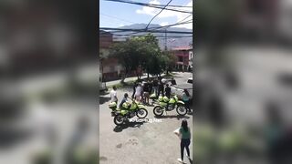 But Man Tried To Steal A Police Motorcycle