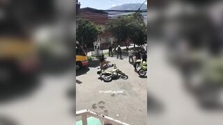 But Man Tried To Steal A Police Motorcycle