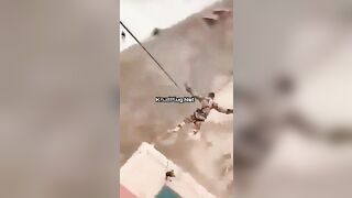 Military Training Gone Wrong. The Guy Collapsed