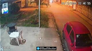 Motorcycle Thief Was Thrown From His Motorcycle And Destroyed A Civilization