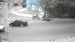 Motorcycle Thieves Choose Wrong Sniper