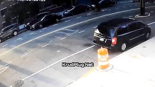 Motorcyclist Knocked Off Bike