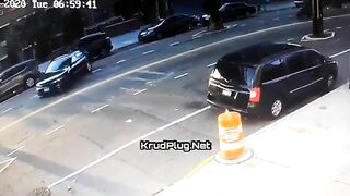 Motorcyclist Knocked Off Bike