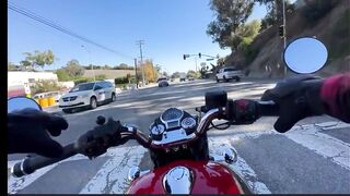 Motorcyclist's Horrific Accident Captured On Helmet Camera