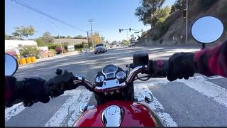 Motorcyclist's Horrific Accident Captured On Helmet Camera