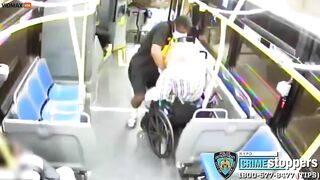 New York City Scum Robbed A Man In A Wheelchair On A Staten Island Bus.