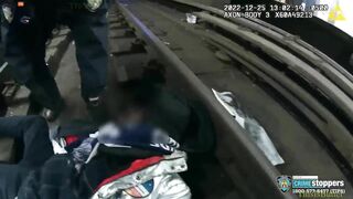 NYPD Rescues Unconscious Man On Subway