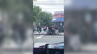 Bad New York Update: A Large Group Of Thugs Trample A Man