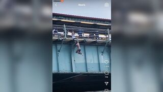 Bad New York Update - Naked Man Dangling On Subway Platform