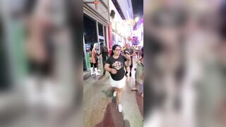 Only In Las Vegas - Two Half-naked Women Dressed As Nuns Enter