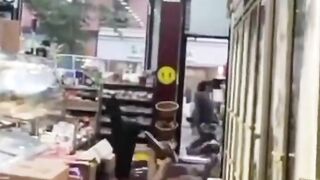 Annoying Hood Rat Causes Trouble In New York Deli And Gets Punished