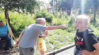 Old Lady Was Slapped In The Face