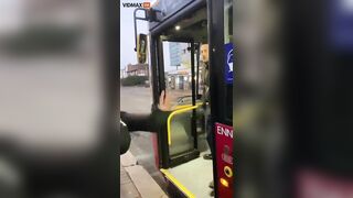 Runaway Bus Driver Cares With A. Bus Driver