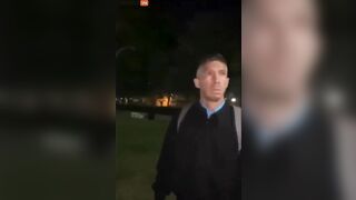 Pedo Came To The Park At Night And Met A 14-year-old Girl.