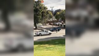 Physical Fight In The Middle Of The Street Ends Horribly