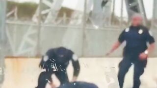 Officer Punches A Woman Kevin Randleman