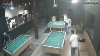 Pool Hall Night With Friends Interrupted By Brutal Killer