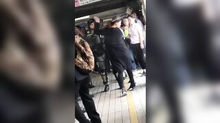 Pregnant Protester Attacked In Hong Kong