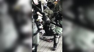 Pregnant Protester Attacked In Hong Kong