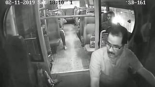 Punk Kid Stabs Bus Driver.