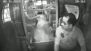 Punk Kid Stabs Bus Driver.