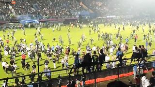 RAW VIDEO – Indonesia’s Massive Football Uprising Continues At Least