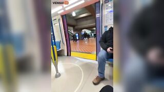 Racist Train Attacks Innocent Black People – Video – VidMax.co