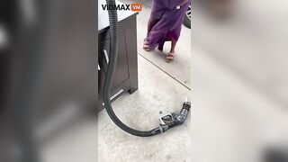 Racist Woman Attacks Indian Gas Station Attendant