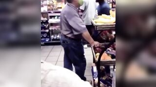 Racist Man Beaten At Gas Station