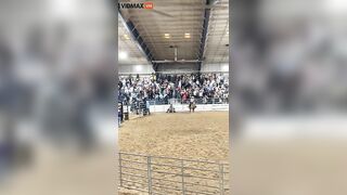 Raging Bull Jumps Into Crowd At Florida State Fairgrounds In California