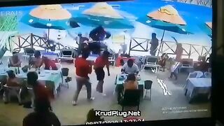 Out-of-control Motorboat Crashes Into Group Of Guests