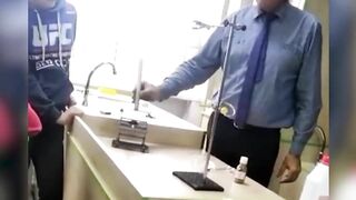 Science Experiment Doesn't Go As Planned - Video