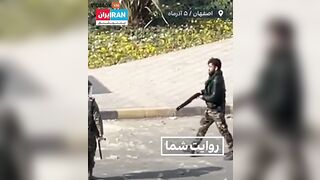 Second Video Shows Iranian Security Forces Firing Shots