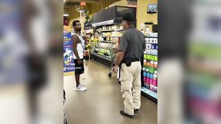 Security Guard At Kroger Supermarket In Bloomington Insults Man