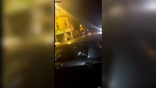 Shocking Brawl In Bradford, UK, Man Arrested With Machete