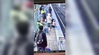 Shocking Moment: Homeless Woman Pushes 3-year-old Girl Into Train Door