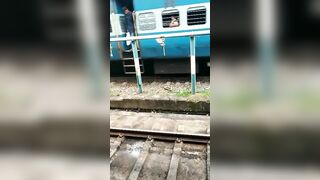 Snake Committed Suicide On The Train!