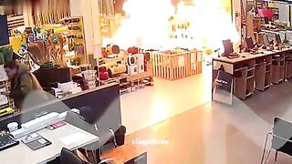 Store Employee Sets Himself On Fire At Work