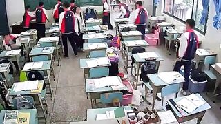 Teacher Hit On The Head With Hammer