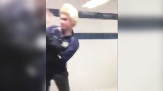 Teen Misses Punch And Hits It