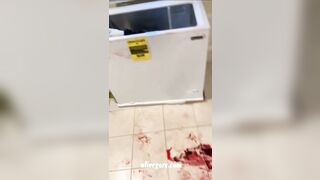 Dead Man Placed In Refrigerator 