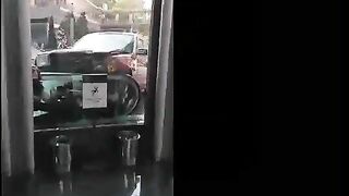 The Car Driver Confused The Pedals. China Uncensored