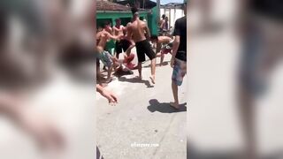 The Man Was Dragged To The Street And Brutally Beaten