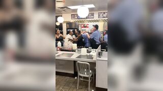 Waffle House Employee Fights Back