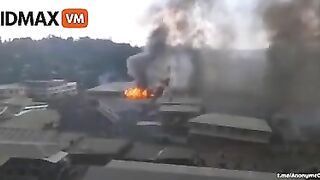 Solomon Islanders Burn Down Their Parliament B