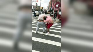 Teen Gang Fight Breaks Out In Brooklyn Streets - V