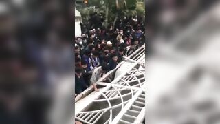 Things Go Off The Rails In Indonesia When Massive Mobs Organize Riots Against Africans